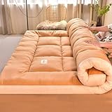 HYUFEIAO Japanische Bodenmatratze, extra Dicke Futon-Bodenmatratze, Futon-Matratze, faltbares Bodenbett, Campingmatratze (Farbe: CC, Größe: 120 x 200 cm)