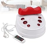 FBJAMZ Elektronisches Fußmassagegerät, Swing-Fußmassagegerät, Zirkulations-Fußzirkulationsmassagegerät, gegen Schmerzen (Red)