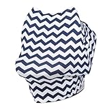 SUPVOX Multifunktionales Stilltuch mit Wellenmuster Atmungsaktives und Winddichtes Stillcover Langlebiger Damen schal Sichtschutz Beim Stillen und Schutz für Babyschale