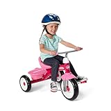 Radio Flyer Pinkfarbenes Dreirad, Dreirad für Kleinkinder im Freien, Alter 2,5 bis 5 Jahre (exklusiv bei Amazon)