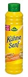 Kühne Senf mittelscharf, 875 ml Standtube, 10er Pack (10 x 875 ml)