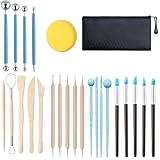 Wdmxszdq 25 Töpferwerkzeug-Set mit Modellierwerkzeugen für Ton und Modelliermasse Praktische Clay Tools und Pottery Tools Hochwertige Sculpting Tools für deine kreativen Projekte