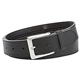 INVIDA Herren Tresor Gürtel TRESURE mit Geheimfach Schwarz 4cm Breite 110cm Bundweite
