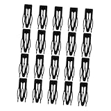 Beavorty 20 Stück Bb Haarspangen Schwarze Haarspangen Haarklammern Snap Haarspangen Haarstyling Clips Haarspangen Für Frauen Griffclips Haarspangen Für Dünnes Haar Schwarze