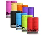 Multipack 48 Rollen, buntes, farbiges Toilettenpapier - 3-lagig - Renova - weich - originell - Klopapier - je 6 Rollen blau grün rot pink orange gelb, lila schwarz Toilettenpapier