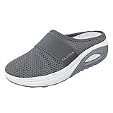 Orthopädische Schuhe Damen Air Cushion Slip On Walking Orthopedic Diabetic Walking Shoes Freizeit Mesh Atmungsaktiv Sandals für Frauen