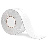 Rusoz Dichtband Selbstklebend Wasserdicht Dusche,Dichtungsband Selbstklebend Weiß Selbstklebendes Dichtungsstreifen Sealing Tape Anti-schimmel 3.2mx38mm mit Klebehilfe für Küche,Badezimmer,Toilette