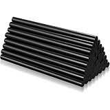 46 Stück Heißklebesticks 11mm x 150mm, Klebesticks, Heißklebestifte Schnelltrocknend, Schwarz Heißkleber Sticks für Klebepistolen Heißklebepistole Sticks zum DIY und Reparieren, Ø11 x 150 mm
