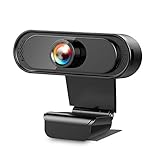 Webcam mit mikrofon pc Kamera webkamera für pc Streaming cam,Webcam 1080p HD Webcam für pc Camera webkamera für Konferenz Live Streaming Aufnahme Kompatibel mit Skype/Zoom/YouTube