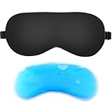 Schlafmaske mit Kühlkissen, Color You Schalfbrille Augenmaske kühlend Kühlmaske Augen Maske Schlaf für Damen und Herren