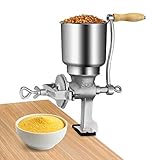 Getreidemühle Manuell, Handmühle Getreidequetsche Handgetreidemühle Grain Mill Kornmühle Manuelle Kaffeemühlen Getreide Handmühle Edelstahl Mit Schraubzwinge für Kaffeebohnen Gewürze Getreide