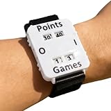 Generico Tennis Score Keeper – Punktezähler, Handgelenkband für Tennis mit Punktezähler – für Erwachsene Frauen Sport Spiele Indoor Outdoor Garten