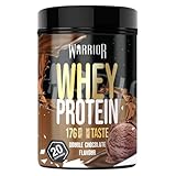 Warrior Whey Proteinpulver 500 g (bis zu 36 g Shake) – Muskelaufbau- und Erholungsgetränk – zum Genießen nach dem Training – köstlich und reich an Aminosäuren – 20 Portionen (Schoko-Brownie)