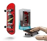 BIGH Professionelles Fingerboard aus Natürlichem Ahornholz - Finger-Skateboard - Kleines Finger-Skate - Farbe: Loud