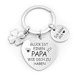 YISCOKO papa geschenk,geburtstag geschenke für papa,schlüsselanhänger geburtstag geschenk von der tochter an den vater.