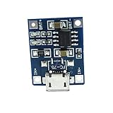 Angoily 1A 5V Micro USB Lithium Ionen Batterie Ladeboard DIY Ladegerät Modul Für Lithium Batterien Ideal Für Bastelprojekte Und Elektronik Zubehör