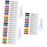 Vaguelly 3 Sätze Whiteboard Marker Farben Schwimmende Wasser Malstifte Abwischbare Bunte Zeichenstifte Große Kapazität Magische Wassermalerei für Schule und Freizeit