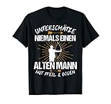 Herren Bogenschießen Bogensport Bogenschütze Pfeil Geschenk T-Shirt