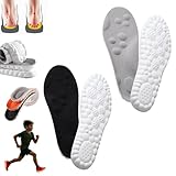 Footfix-Massage Schuhsohlen füR Kinder, Footfix Einlagen Kinder, Einlegesohlen Kinders mit FußGewöLbeunterstüTzung, Verabschieden Sie Sich Von Schmerzen und GenießEn Sie Den Sport(S+G,49-50)