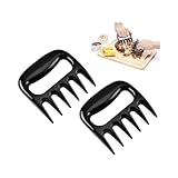 LATRAT 2 Stück Bear Claws Fleischwolf für BBQ, die Original Bear Paws Shredder Claws, perfekt zerkleinertes Fleisch, leicht heben, handhaben, zerkleinern und schneiden Fleisch