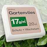 Gartenvlies für Pflanzen 17g/m² – 20m² (2x10m) - 𝗔𝘁𝗺𝘂𝗻𝗴𝘀𝗮𝗸𝘁𝗶𝘃𝗲𝘀 Wachstumsvlies für Beete - Wasserdurchlässig & UV-stabil – Schutz vor Frost, Schädlingen & Unkraut