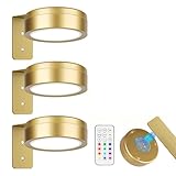 3 Stück Bilderleuchte Kabellos Lampe - 13 farbige Lichter Schlafzimmer Wohnzimmer Bildbeleuchtung Leuchte, Magnetische Atmosphäre LED Wandleuchte Kabellos, Remote Control Art Painting Wandleuchte
