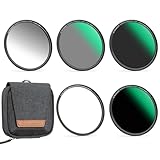 K&F Concept Magnetic Filter Set Nano X-Serie 72mm Magnetisches Schnellwechsel System Quick Swap System GND8,ND8,ND64,ND1000 mit Magnetischer Adapterring und Filtertasche