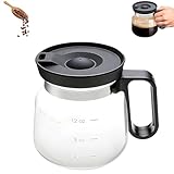 Glass Coffee Mug Coffee Pot Style 300ml Kaffeegläser mit Henkel, Hitzebeständig Funny kaffeetasse Teetasse als Cappuccino Kaffee Teegläser (1 STK)