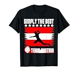 cooles Fan Outfit Trikot Mannschaftssport Flagge Handball Österreich T-Shirt
