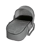 Maxi-Cosi Laika Babywanne, sehr leichter (nur 1,5 kg) und gepolsterter Soft-Kinderwagenaufsatz, passend für den Kinderwagen Maxi-Cosi Laika, Baby-Tragetasche nutzbar ab der Geburt, Nomad Grey