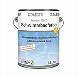 Jaeger Kronalux Schwimmbadfarbe Poolfarbe 2,5 Liter Farbe: capriblau