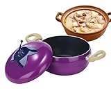 Stieltopf mit Deckel, Antihaft-Kochgeschirr, Pochierpfanne mit Deckel, für Induktion, Küche, Herd, Kochfeld, Braten, Kochen, Schmoren, Milch, Suppe, Kochen