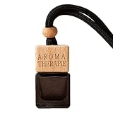 Auto Lufterfrischer Anhänger – Nachfüllbares Glasfläschchen 8ml, Duftflakon, Hängeparfum | Leerflasche Mit Kordel Für Ätherische Öle, Perfekter Duftspender Fürs Auto, Schlafzimmer, Zuhause, Erfrischen