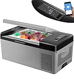 VEVOR Tragbare Gefrierbox Minikühlschrank Elektrische Kühlbox, Auto Kühlbox 15 L 98 x 320 x 260 mm Kühlbox Elektrisch 20 ℃ ~ 10 ℃ Kompressor Kühlbox, Auto, Lkw, Boot, Reisemobil, Camping