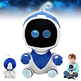 WELLXUNK Astro Bot Plüsch, Astro Bot Figur für Kinder, Astro Bot Plush, Weicher Gefüllter Roboterplüsch, Astro Bot Plüschspielfigur Plüsch, Roboter Plüschspielzeug für Halloween Weihnachten