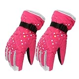 Zymoplas 1 Paar * Schneehandschuhe Fingerabdeckungen Einfache Winterkleidung Zubehör Skihandschuh Thermosport Handwärmer für den Außenbereich, Rosenrot