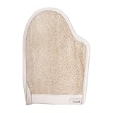 Niyok® Massagehandschuh aus Luffa & Baumwolle • Sanfte Reinigung & Massage für Körper & Gesicht • Natürlicher Peelinghandschuh • Body Scrub Handschuh • Duschhandschuh für Körperpeeling