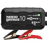 NOCO GENIUS10: 10A Intelligentes Batterieladegerät, 6V/12V Ladegerät, Erhaltungsladegerät und Desulfator mit Temperaturkompensation