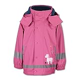 Sterntaler Mädchen Regenjacke Pony mit Innenjacke Regenjacke, Rosa, 122
