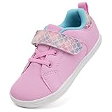 IceUnicorn Kinder Barfußschuhe Sneaker Jungen Mädchen Walking Schuhe Barfussschuhe Minimalistische Kleinkind Traillaufschuhe(Pink, 30EU)