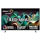 Hisense 65U6NQ 164 cm (65 Zoll) Fernseher 4K Mini LED ULED HDR Smart TV, 60Hz, HDMI 2.0, Game Mode Plus, Dolby Vision & Atmos, Bluetooth, Alexa Built-in, Anthrazit, [2024]