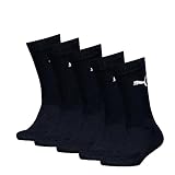 PUMA Unisex Kinder Classic Socken, Schwarz, 31-34 EU