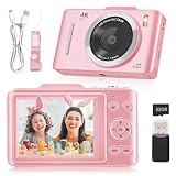 Digitalkamera Mini 1080P 58MP Fotoapparat mit 32G Karte,Kamera Fotokamera mit 2,4' LCD Bildschirm, 16X Digitalzoom,Kompaktkamera Digital Kamera für Kinder Teenager