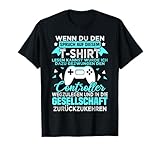 Gamer Zocker Games Pc - Lustiges Gaming Spruch T-Shirt