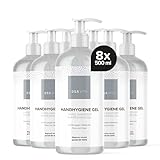 OSAVITA® Handhygiene Gel, Desinfektionsgel in Spenderflasche, schützt und pflegt, begrenzt viruzid nach EN 14476 (8x 500 ml)