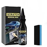 2025 Schneller Kratzerentferner für Autos, Tiefen Kratzer Reparatur Creme,schleifpaste autolack,kratzerentferner autolack,Auto Kratzerentferner Paste mit Anti-Kratzer Schutz,car scratch repair wax