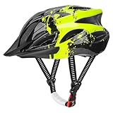Fahrradhelm Erwachsene Damen Herren, Mit Abnehmbarem Visier und Polsterung, Verstellbarer Radhelm, für Mountainbike und Den Stadtverkehr (für Kopfgröße 57-62cm)