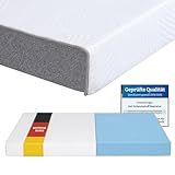 Arensberger LINA Schaumstoff Matratze 140x200 cm – 11 cm NANOCELL® Gel-Schaum – H3 Härtegrad – Atmungsaktiv – Abnehmbarer Bezug 240g/m² – Waschbar bis 60°C – Rollmatratze Komfortmatratze