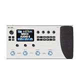 POENVFPO Gitarreneffektprozessor, Aluminium-Multieffektpedal mit 120 Amp-Modellen, 320 Effekten, Drum Machine, MIDI-Schnittstelle für Musiker