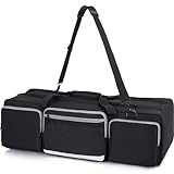 IBVIVIC 32“ Stativtasche Tragbare Stativtasche mit Fach 78x25x25cm Kann in der Hand oder über der Schulter getragen Werden, geeignet für eine Vielzahl von fotografischen Szenen Schwarz